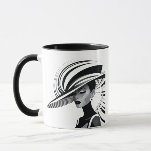 POSH CHIC COLLECTION 1 WHITE POSTER MUG