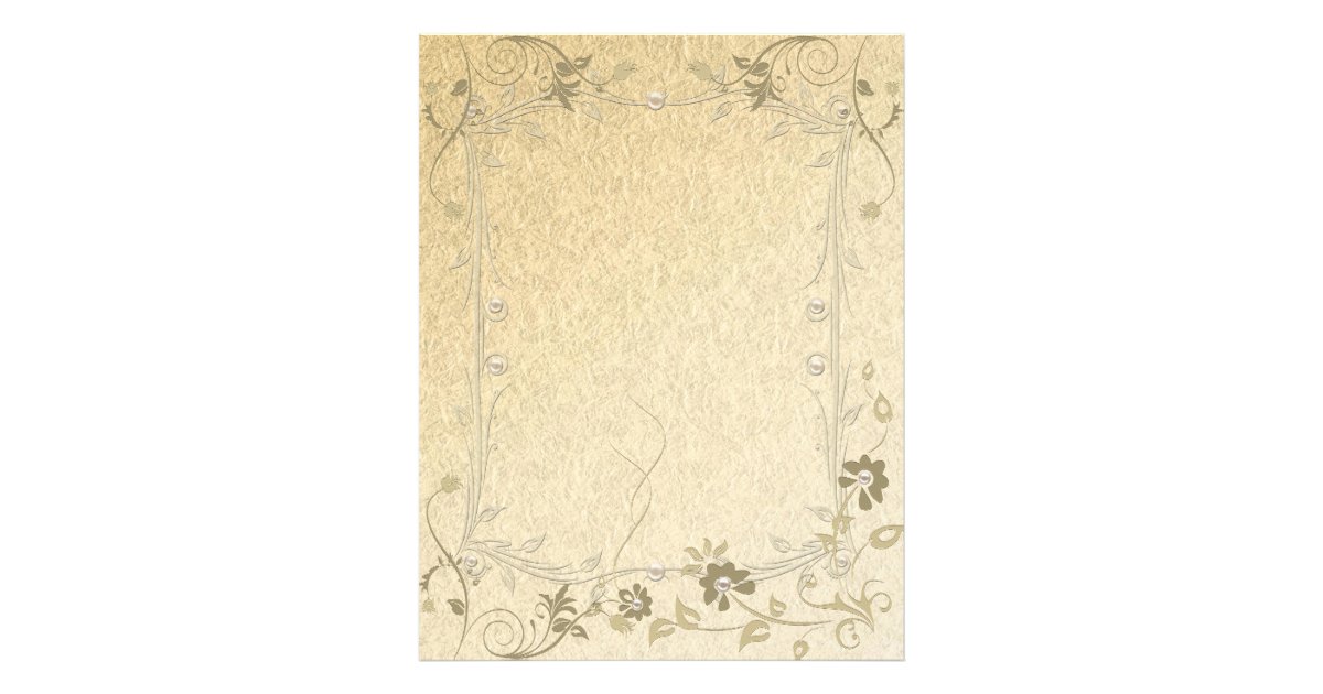 Posh Papers Letterhead | Zazzle