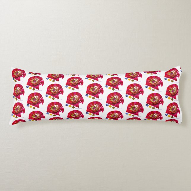 posh parrot body pillow (Front)