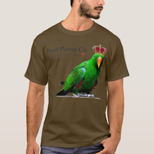 Posh Parrot Co Royal Eclectus T_Shirt