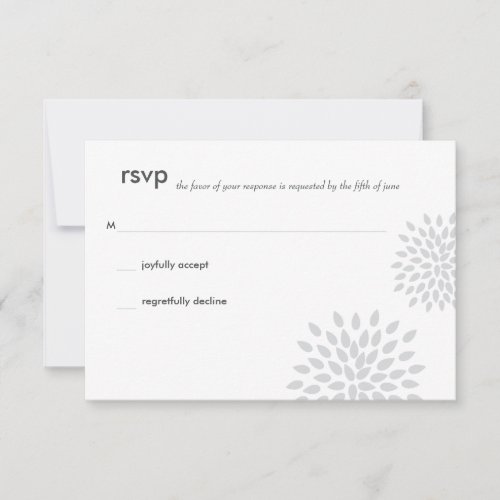 Posh Petals | Silver | RSVP