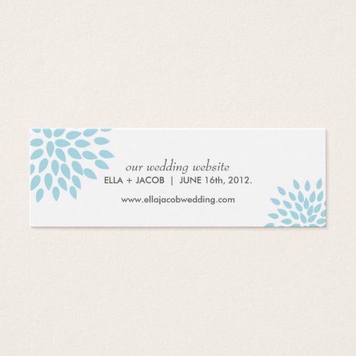 Customizable Posh Petals | Twilight | Wedding Website Cards Business Card Templates