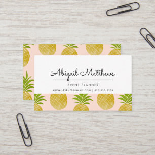 Posh Pineapple Business Card