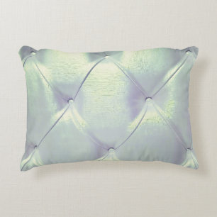 Posh pintuck satin accent pillow