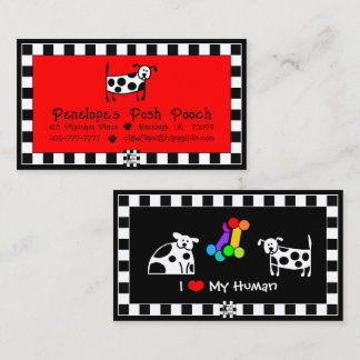 Posh Pooch Business Card