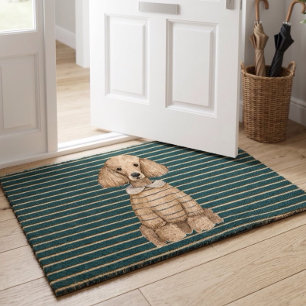 Posh Poodle Dog Doormat