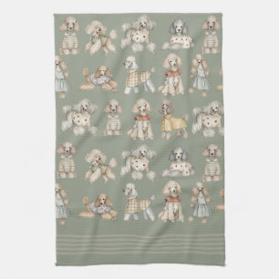 Posh Poodle Doodle Dog Kitchen Towel