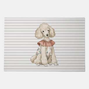 Posh Poodle Doodle Doormat