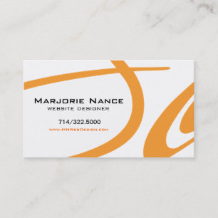 Posh Popp - Website Designer Business Card