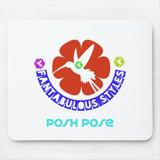 posh pose mouse pad (Front)