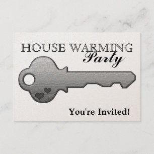 Posh Shimmer House Warming Party Invitations