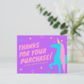 Poshmark Reseller Thank You Cards! Postcard | Zazzle