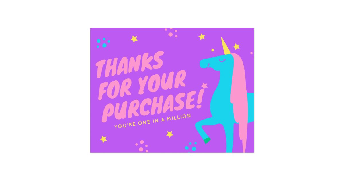 Poshmark Reseller Thank You Cards! Postcard | Zazzle.com