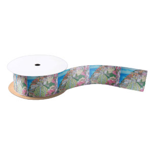 Positano - 1.5" Wide Satin Ribbon, 2 Yard Spool Ribbon