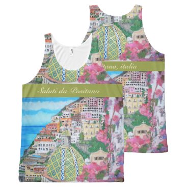 Positano - All-Over Printed Unisex Tank Positano - All-Over Printed Unisex Tank