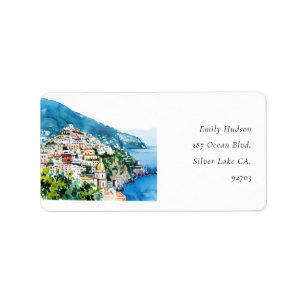 Positano Amalfi Coast Label