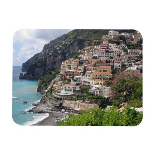 Positano at the Amalfi coast rectangle magnet