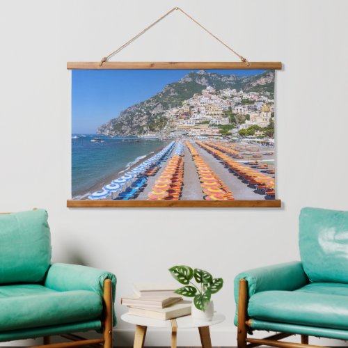 Positano Beach Amalfi Coast Italy  Hanging Tapestry