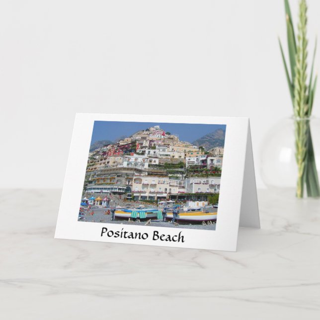 Positano Beach Card (Front)