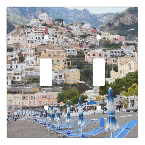 Positano Beach Umbrellas Dream 1 travel wall  Light Switch Cover