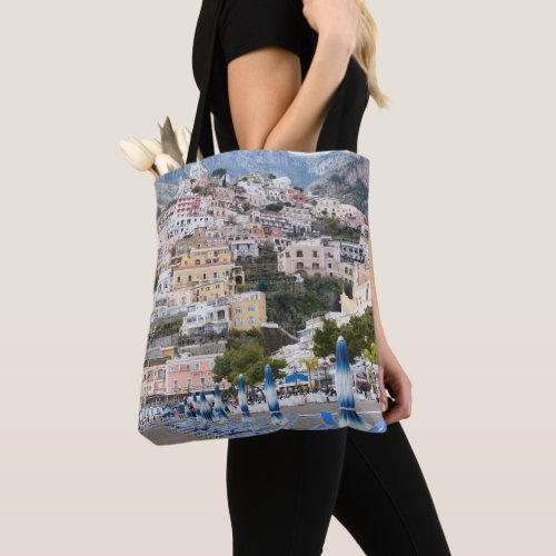 Positano Beach Umbrellas Dream 1 travel wall  Tote Bag