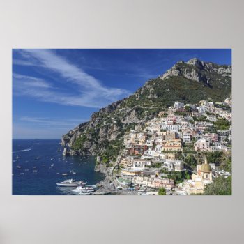 Positano By The Sea Poster by KenKPhoto at Zazzle