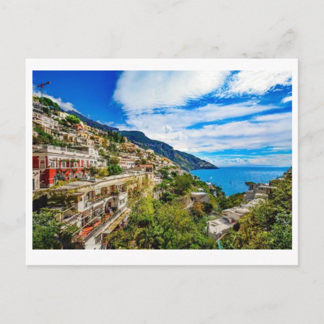 Positano Coast Holiday Postcard (Front)