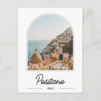 Positano Italy Amalfi Coast Postcard