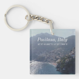 Positano, Italy GPS Keychain