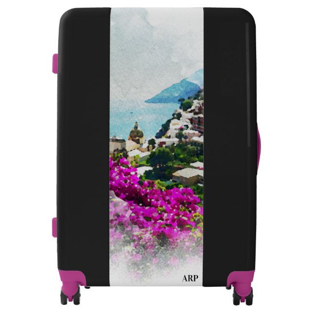 *~* POSITANO Italy Italia AP12  Flowers Homes Luggage (Front)