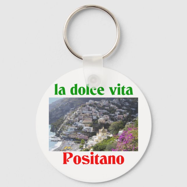 Positano Italy Keychain (Front)