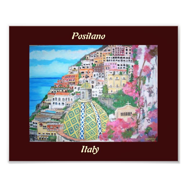Positano, Italy - Photo Print (Front)