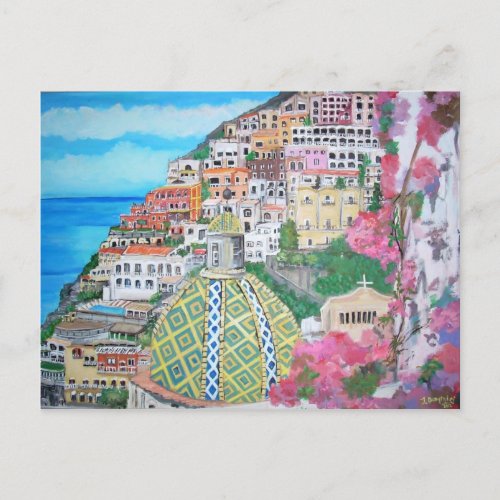 Positano Italy _ Postcard