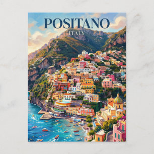 Positano Italy Postcard