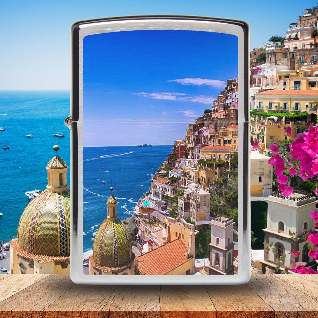 Positano, Italy Sunset Stone  Zippo Lighter (Creator Uploaded)