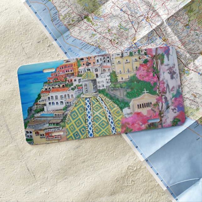 Positano, License Plate (In Situ)