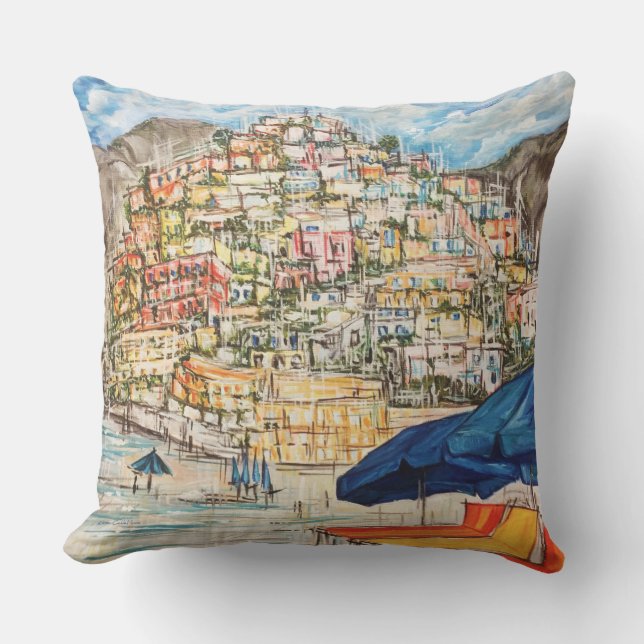 Positano Outdoor Pillow (Front)