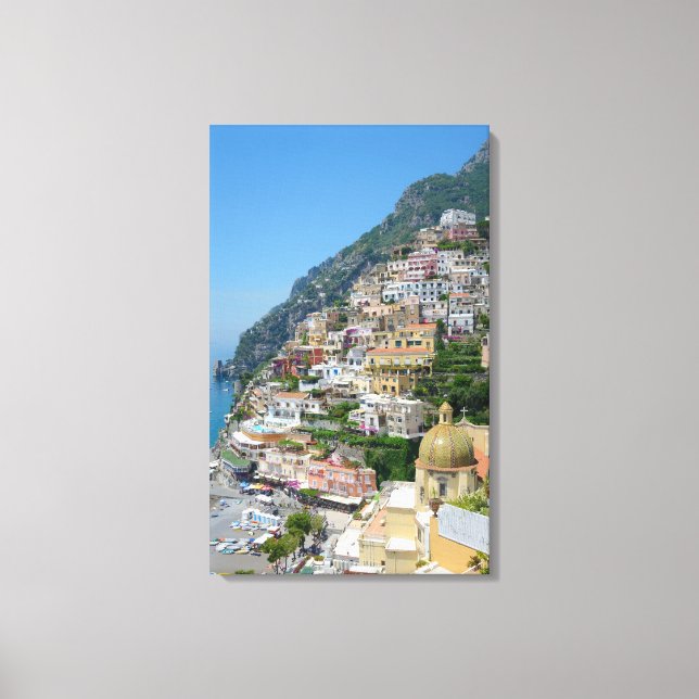 Positano Stretched Canvas Print (Front)