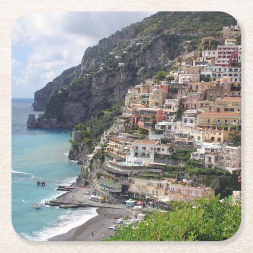 Positano village at the Amalfi coast coaster