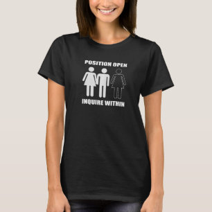 Position open inquire within W M W Swingers T-Shirt