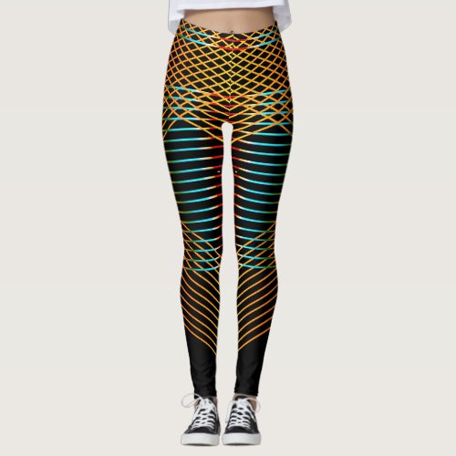Positive abstraction leggings