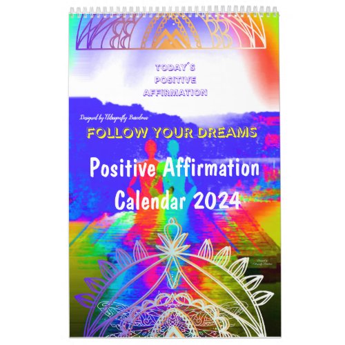 Positive Affirmation Calendar 2024
