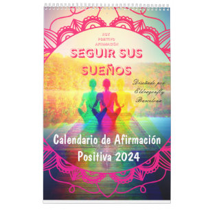 Positive Affirmation Calendar 2024 (Español)