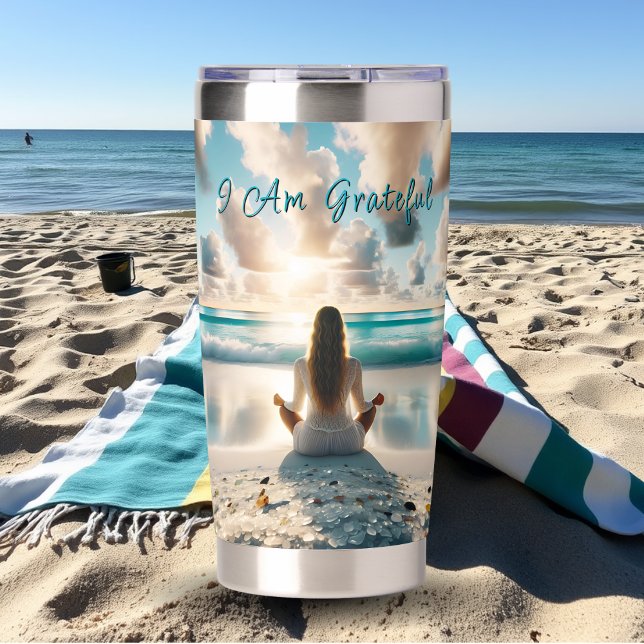 Positive Affirmation | I am Worthy of Love Insulated Tumbler (Creator Uploaded)