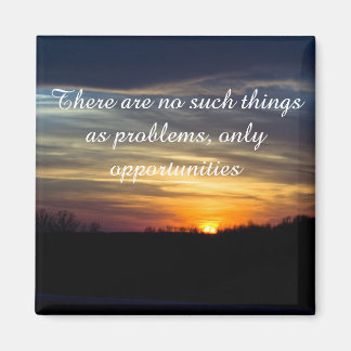 Positive Affirmation motivation about challenges Magnet