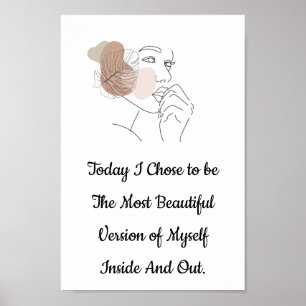 Positive affirmation poster