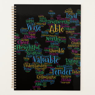 Positive Affirmation Quote Journal Planner