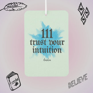Positive Affirmation Quote Manifestation Air Freshener