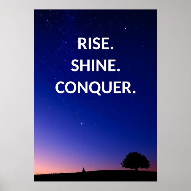 Positive Affirmation Quote Poster (Front)