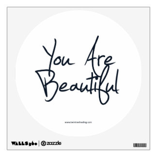 Positive Affirmation Wall Decal: You Are Beautiful Decal